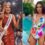 Miss Universe Andrea Meza shows off stunning figure in floral swimsuit as she wins 2021 pageant