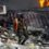 Huge explosion rocks bustling market leaving three dead including baby
