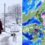 Latest UK weather maps turn blue and purple with avalanche of snow and rain